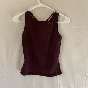 Red/Purple Shimmery tank top